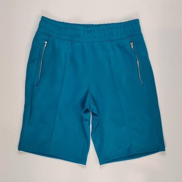 Puma x TMC Mens Size L Hustle Way Bermuda Shorts Nipsey Hussle Teal 531215-01 - Picture 2 of 12